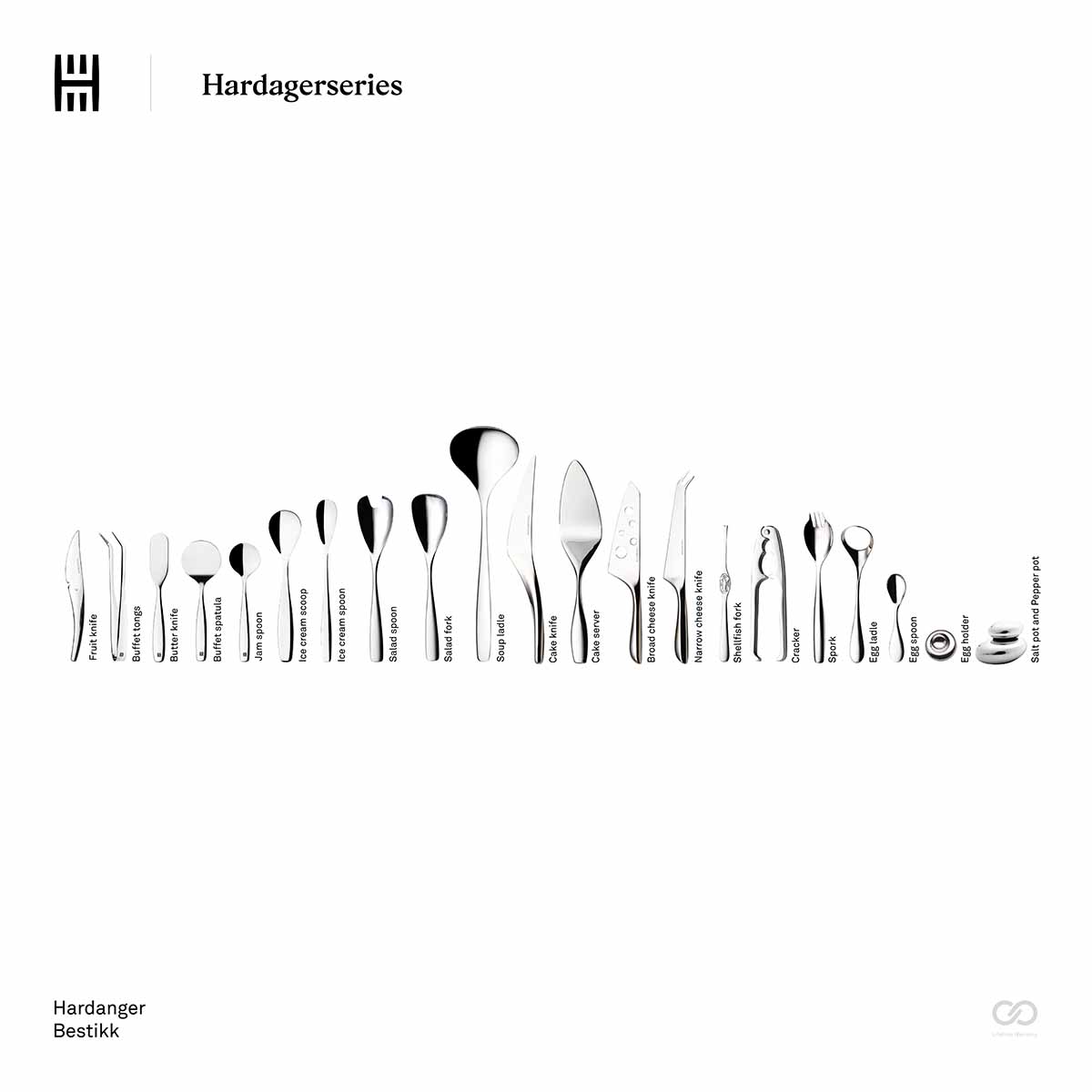 Hardanger Cheese and Fruit Knives 6 pcs - Image 5